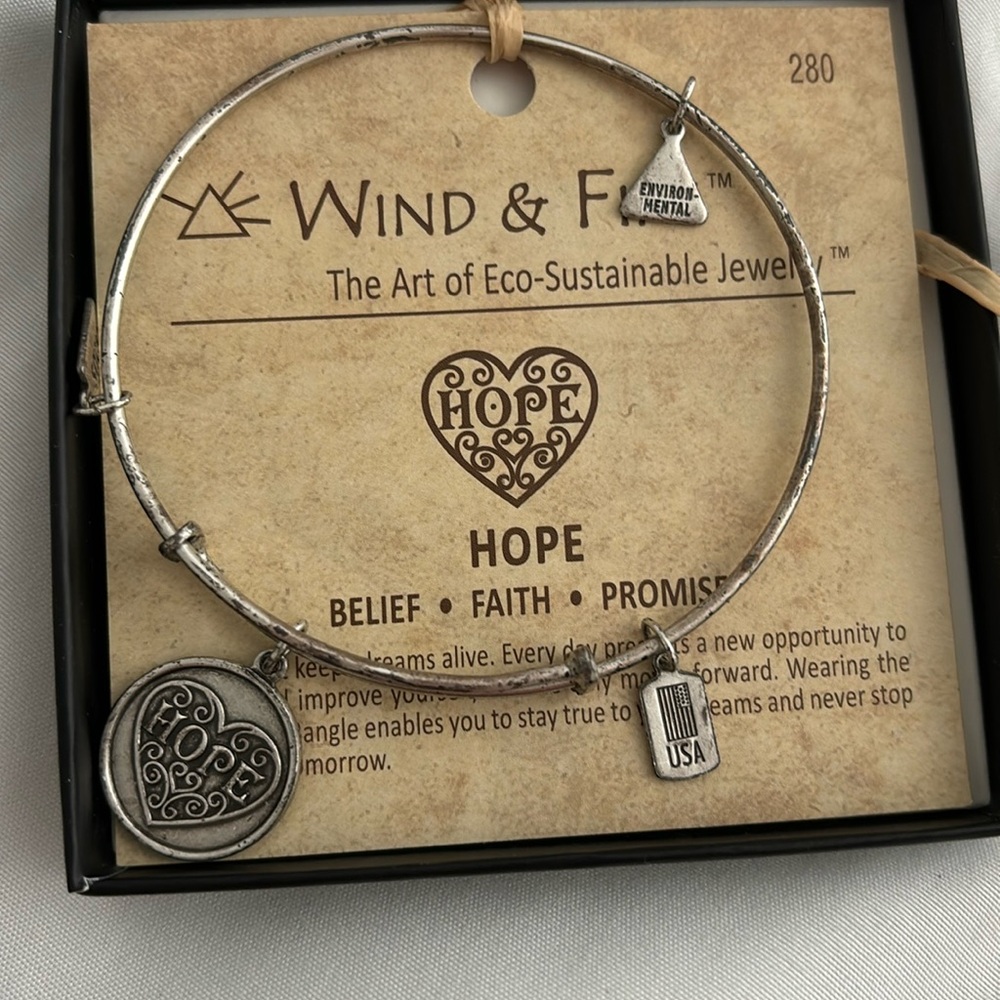 Wind and fire hope bracelet